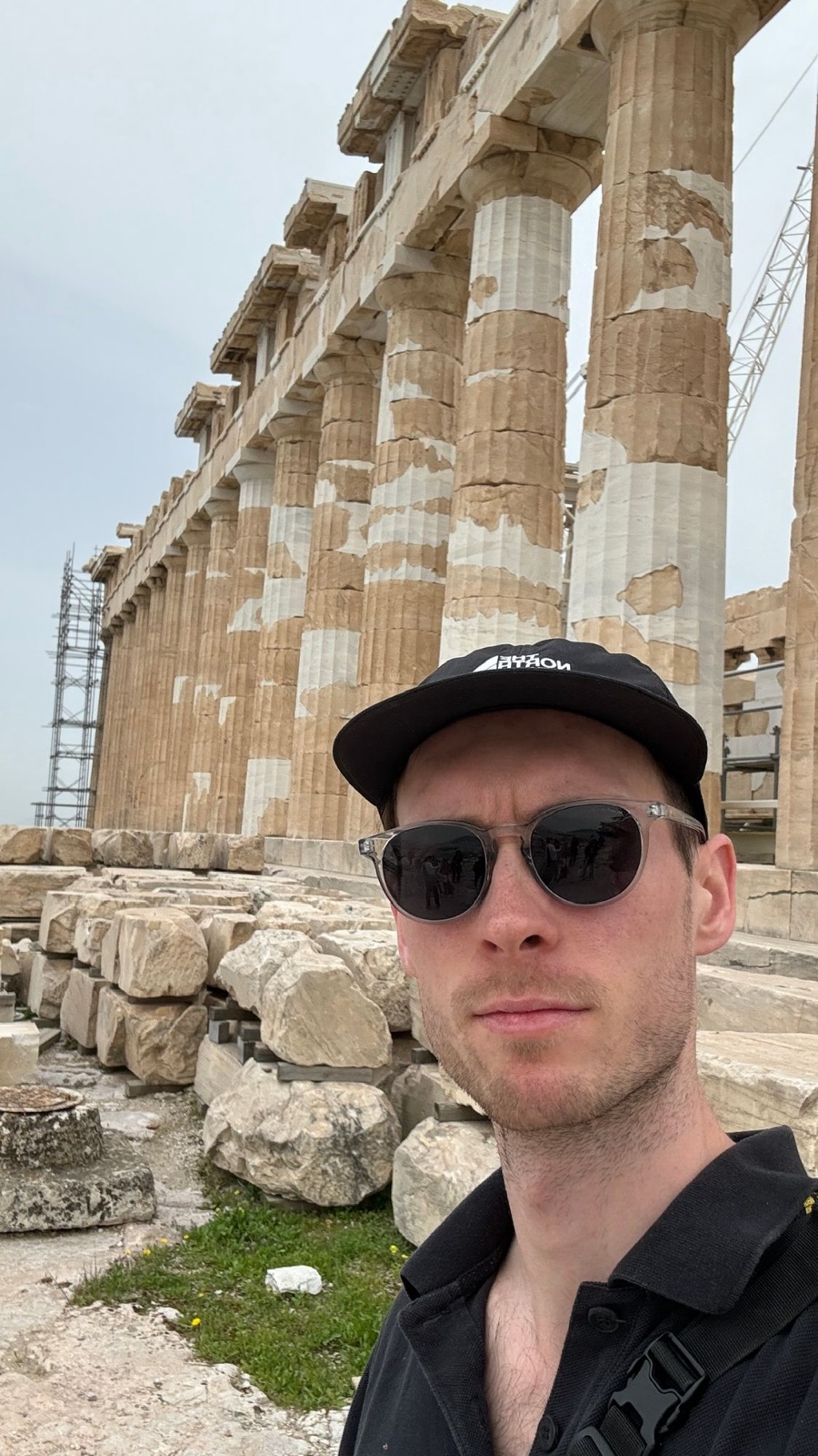 At the Parthenon in Athens